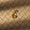 22K Gold Diamond-Cut Letter G Pendant