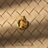 22K Gold Letter P Heart Pendant