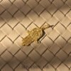 22K Gold Hamsa Pendant